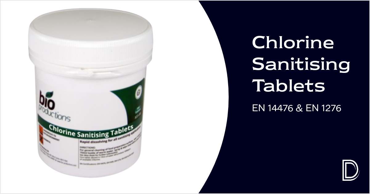 BioProductions Chlorine Sanitising Tablets
